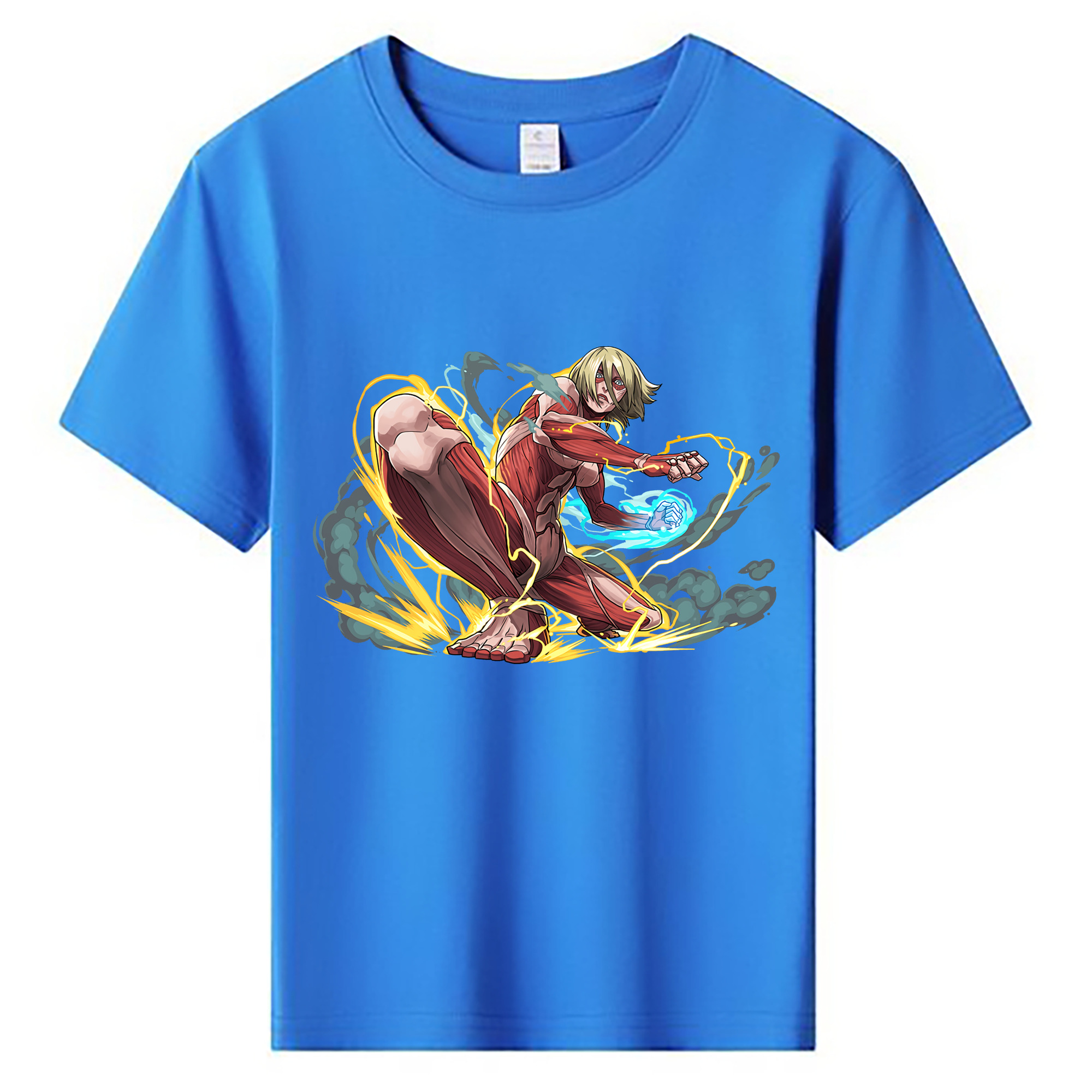 （画像用） 進撃の巨人 Attack on Titan 綿100％キッズTシャツ（フロントプリント）